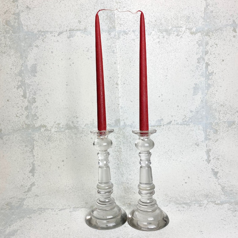 Vintage Red Tapered Dinner Candle 30x2.2cm Su Chases