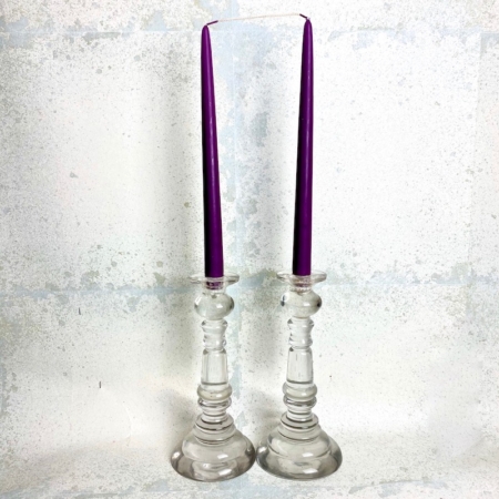 Grape Tapered Dinner Candle