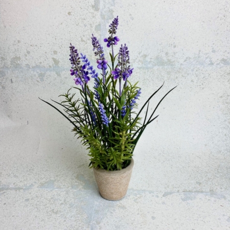 Artificial Lavender Plant - Small