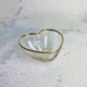 Gold Glass Heart Dish - Small