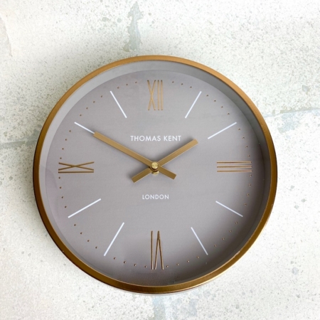 Thomas Kent Dove Grey Wall Clock